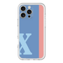 Slim Protection Premium Case［ オリジナル - initial color line - X blue ］