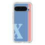 Slim Protection Premium Case［ オリジナル - initial color line - X blue ］