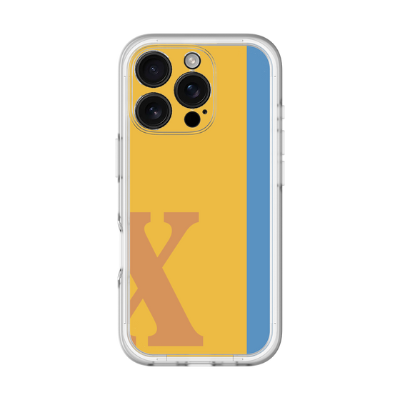 Slim Protection Premium Case［ オリジナル - initial color line - X orange ］