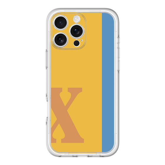 Slim Protection Premium Case［ オリジナル - initial color line - X orange ］