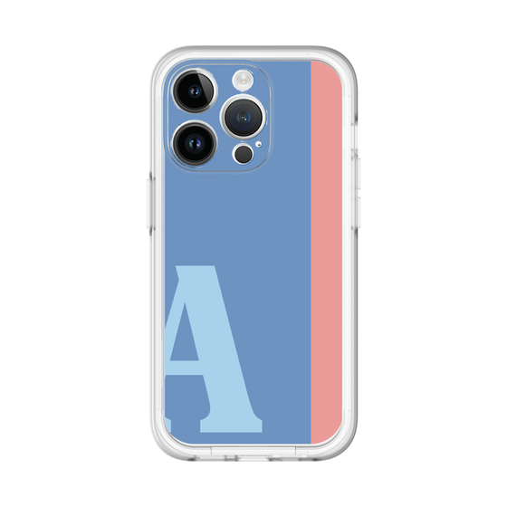 Slim Protection Premium Case［ オリジナル - initial color line - A blue ］