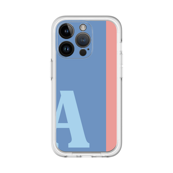 Slim Protection Premium Case［ オリジナル - initial color line - A blue ］