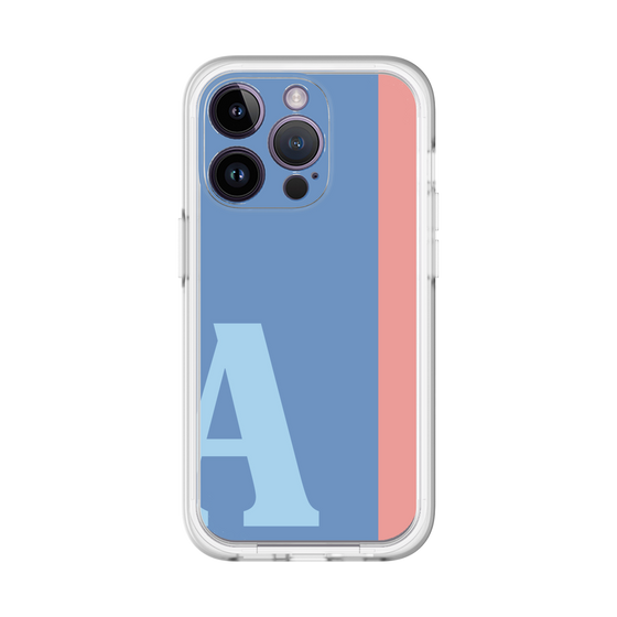 Slim Protection Premium Case［ オリジナル - initial color line - A blue ］