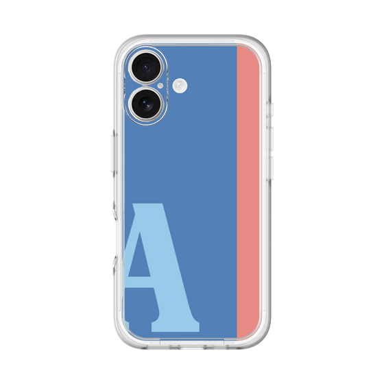 Slim Protection Premium Case［ オリジナル - initial color line - A blue ］