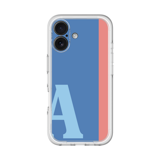Slim Protection Premium Case［ オリジナル - initial color line - A blue ］