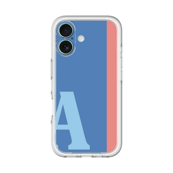 Slim Protection Premium Case［ オリジナル - initial color line - A blue ］