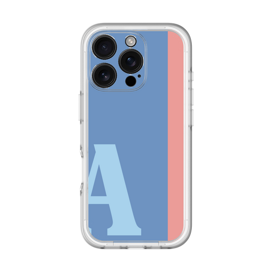 Slim Protection Premium Case［ オリジナル - initial color line - A blue ］