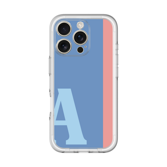 Slim Protection Premium Case［ オリジナル - initial color line - A blue ］