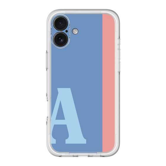 Slim Protection Premium Case［ オリジナル - initial color line - A blue ］