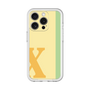 Slim Protection Premium Case［ オリジナル - initial color line - X yellow ］