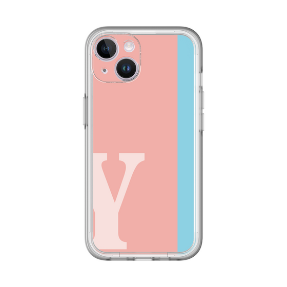 Slim Protection Premium Case［ オリジナル - initial color line - Y pink ］