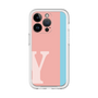 Slim Protection Premium Case［ オリジナル - initial color line - Y pink ］