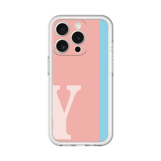 Slim Protection Premium Case［ オリジナル - initial color line - Y pink ］