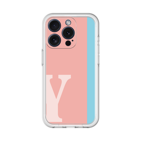 Slim Protection Premium Case［ オリジナル - initial color line - Y pink ］