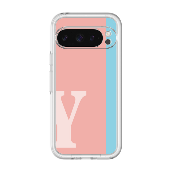 Slim Protection Premium Case［ オリジナル - initial color line - Y pink ］