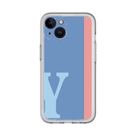 Slim Protection Premium Case［ オリジナル - initial color line - Y blue ］