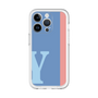 Slim Protection Premium Case［ オリジナル - initial color line - Y blue ］