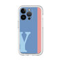 Slim Protection Premium Case［ オリジナル - initial color line - Y blue ］