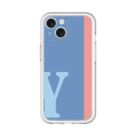 Slim Protection Premium Case［ オリジナル - initial color line - Y blue ］