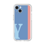 Slim Protection Premium Case［ オリジナル - initial color line - Y blue ］