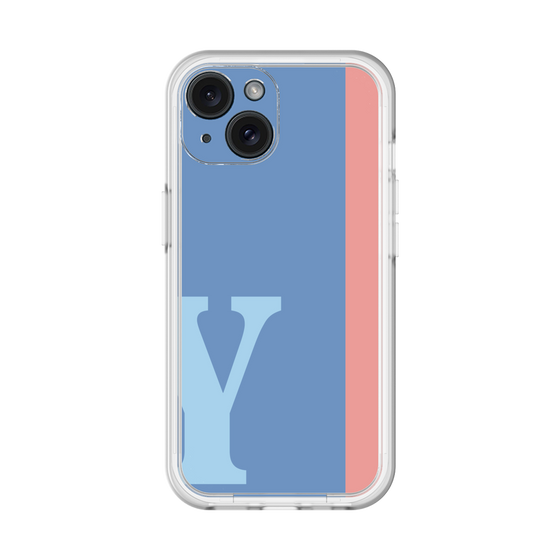 Slim Protection Premium Case［ オリジナル - initial color line - Y blue ］