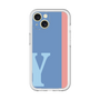 Slim Protection Premium Case［ オリジナル - initial color line - Y blue ］