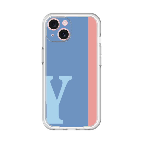 Slim Protection Premium Case［ オリジナル - initial color line - Y blue ］