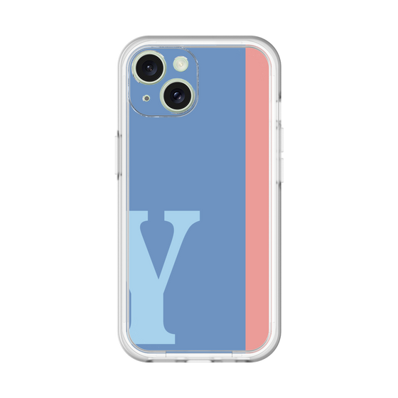 Slim Protection Premium Case［ オリジナル - initial color line - Y blue ］