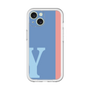 Slim Protection Premium Case［ オリジナル - initial color line - Y blue ］
