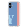 Slim Protection Premium Case［ オリジナル - initial color line - Y blue ］