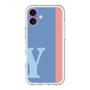 Slim Protection Premium Case［ オリジナル - initial color line - Y blue ］