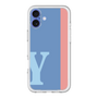 Slim Protection Premium Case［ オリジナル - initial color line - Y blue ］