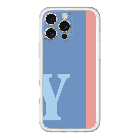 Slim Protection Premium Case［ オリジナル - initial color line - Y blue ］