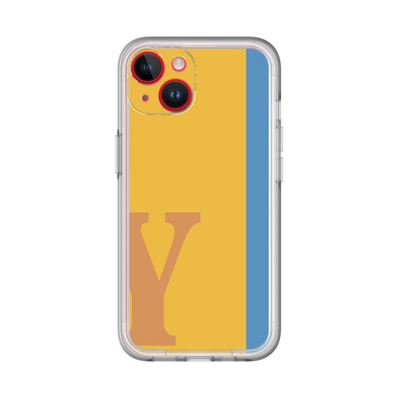 Slim Protection Premium Case［ オリジナル - initial color line - Y orange ］