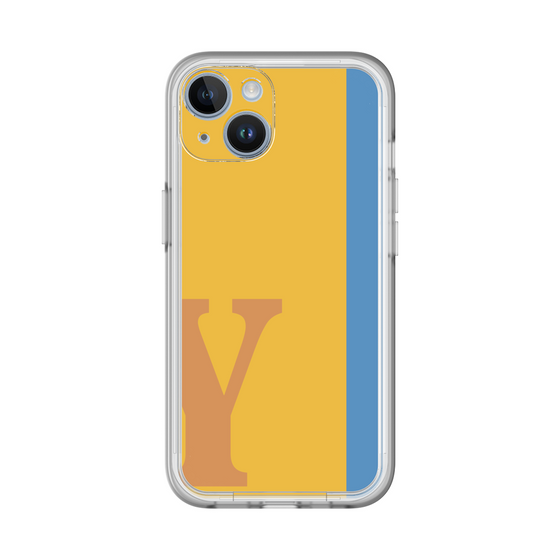 Slim Protection Premium Case［ オリジナル - initial color line - Y orange ］