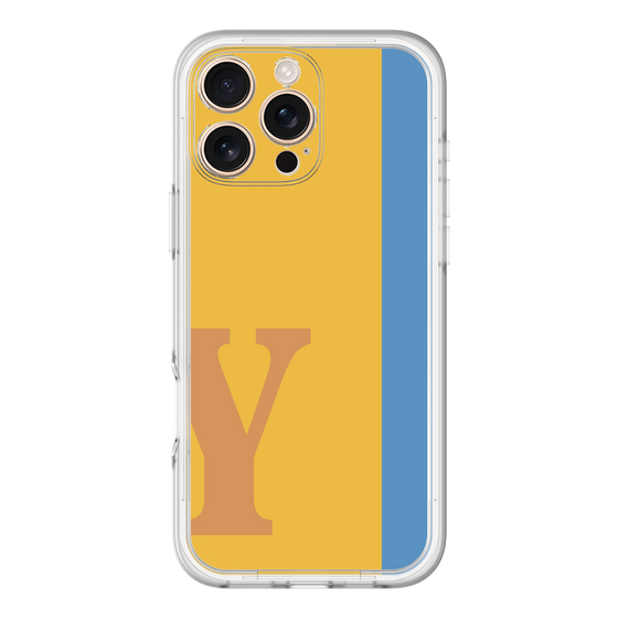 Slim Protection Premium Case［ オリジナル - initial color line - Y orange ］