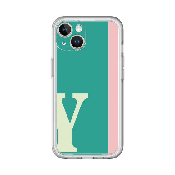 Slim Protection Premium Case［ オリジナル - initial color line - Y green ］