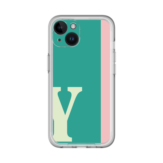 Slim Protection Premium Case［ オリジナル - initial color line - Y green ］