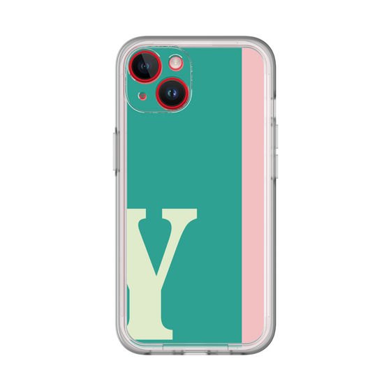 Slim Protection Premium Case［ オリジナル - initial color line - Y green ］
