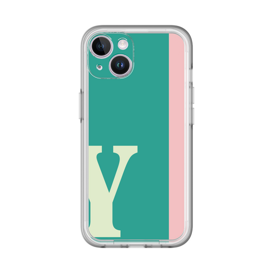 Slim Protection Premium Case［ オリジナル - initial color line - Y green ］