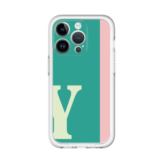 Slim Protection Premium Case［ オリジナル - initial color line - Y green ］