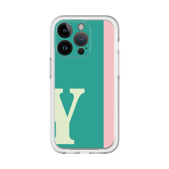 Slim Protection Premium Case［ オリジナル - initial color line - Y green ］
