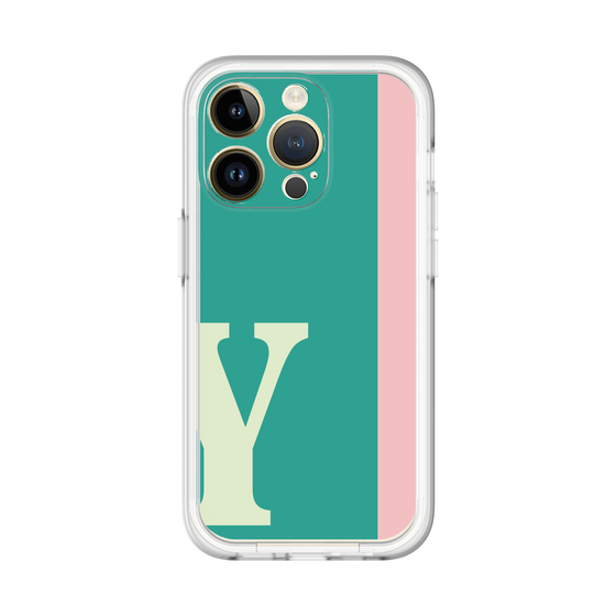 Slim Protection Premium Case［ オリジナル - initial color line - Y green ］