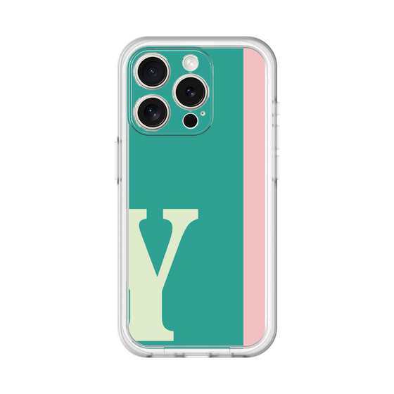 Slim Protection Premium Case［ オリジナル - initial color line - Y green ］