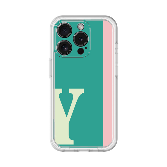 Slim Protection Premium Case［ オリジナル - initial color line - Y green ］