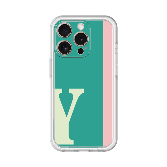 Slim Protection Premium Case［ オリジナル - initial color line - Y green ］