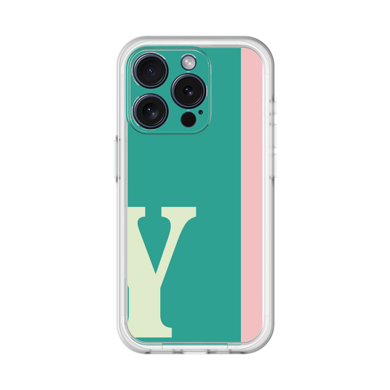 Slim Protection Premium Case［ オリジナル - initial color line - Y green ］