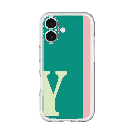 Slim Protection Premium Case［ オリジナル - initial color line - Y green ］