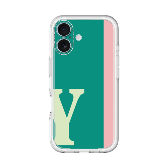 Slim Protection Premium Case［ オリジナル - initial color line - Y green ］