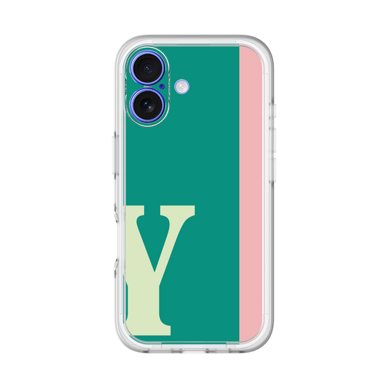 Slim Protection Premium Case［ オリジナル - initial color line - Y green ］